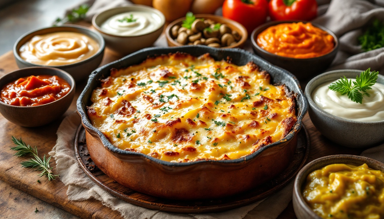 découvrez 7 alternatives faciles et gourmandes pour remplacer la béchamel dans vos gratins et apporter une touche originale à vos recettes.
