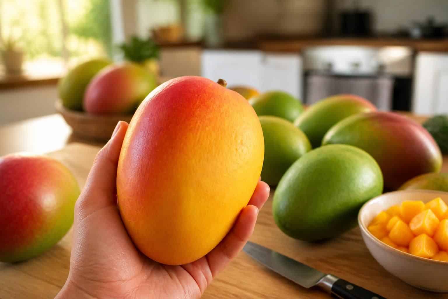 découvrez des astuces simples et efficaces pour reconnaître une mangue bien mûre et savourer tout son goût.
