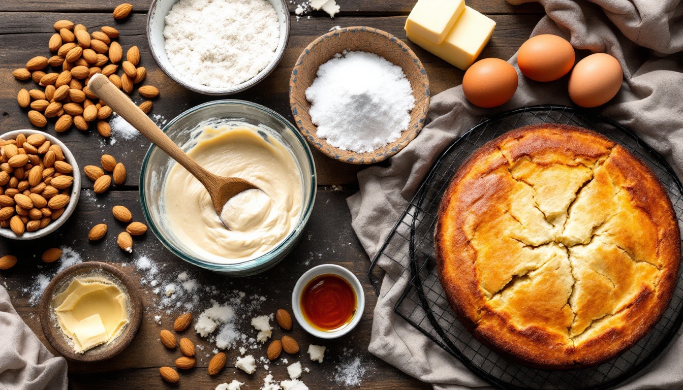découvrez la recette facile du pain de gênes, un gâteau moelleux aux amandes, avec ses ingrédients simples pour un dessert gourmand et authentique.