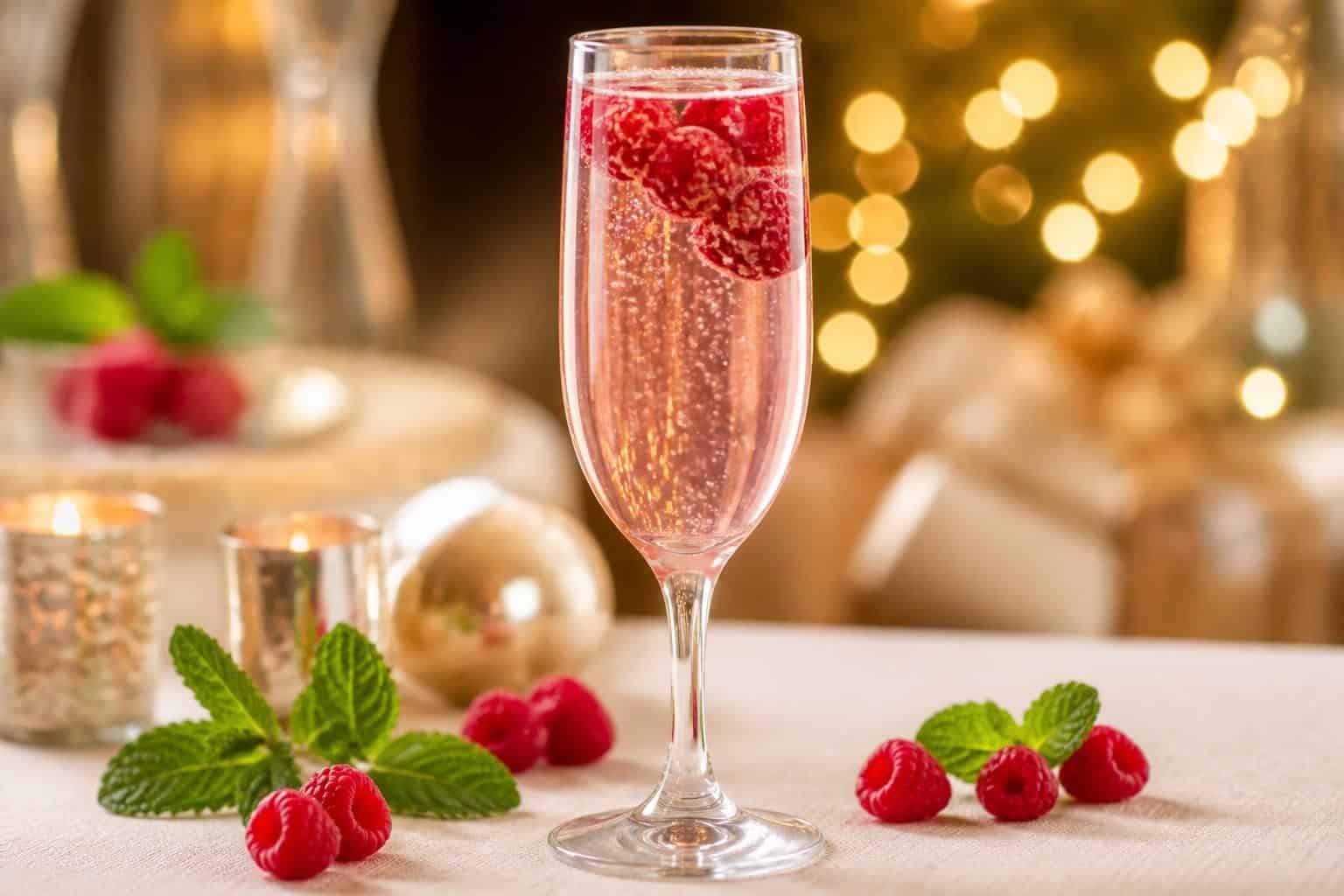 découvrez une recette facile et festive de soupe de champagne aux framboises, parfaite pour épater vos invités lors des occasions spéciales.