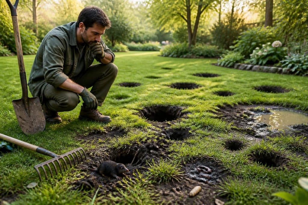 découvrez les causes courantes des trous dans le jardin sans monticule et apprenez des solutions efficaces pour les combler et protéger votre espace vert.