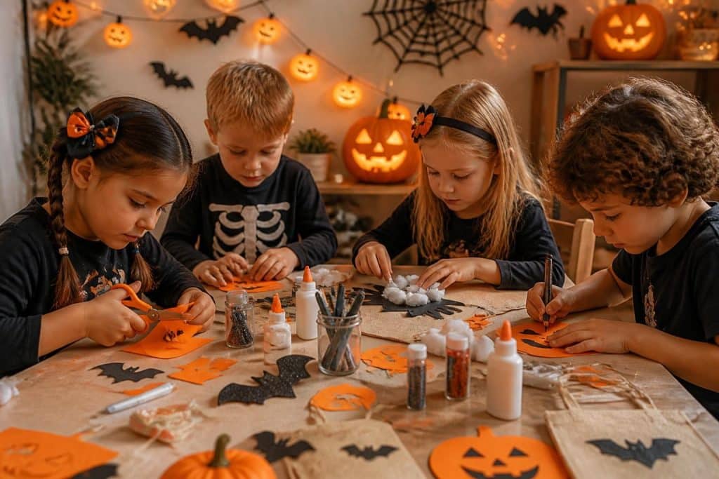 découvrez des idées faciles et originales d'activités manuelles pour halloween, spécialement conçues pour divertir et occuper les enfants pendant cette fête effrayante et amusante.