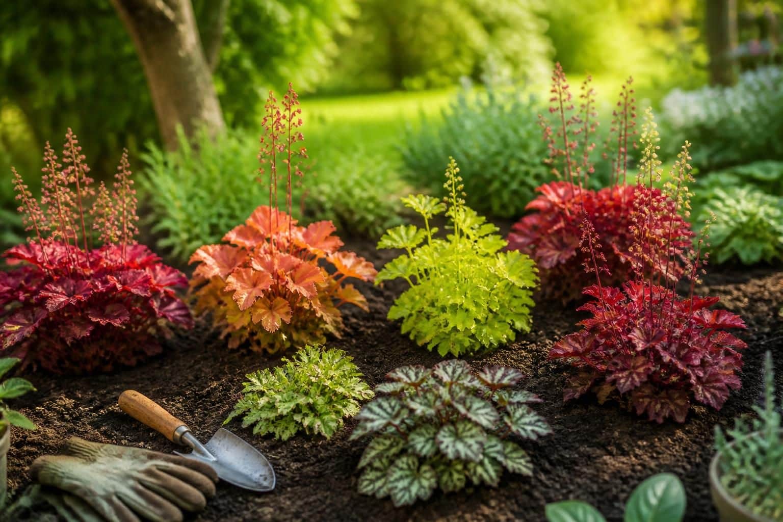 découvrez comment planter et entretenir les heuchères coral bells, des plantes colorées qui égayent votre jardin tout au long de l'année.